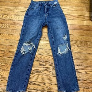 PacSun high rise straight jeans size 00 (size 23)
